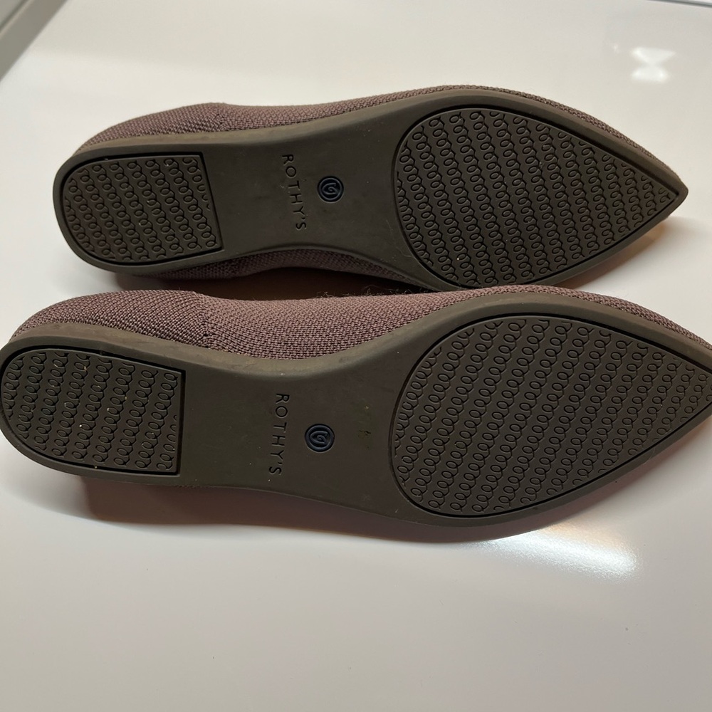 EUC Rothy’s “Mink” Retired Rothy’s Mink The Point Flat - Picture 2 of 3